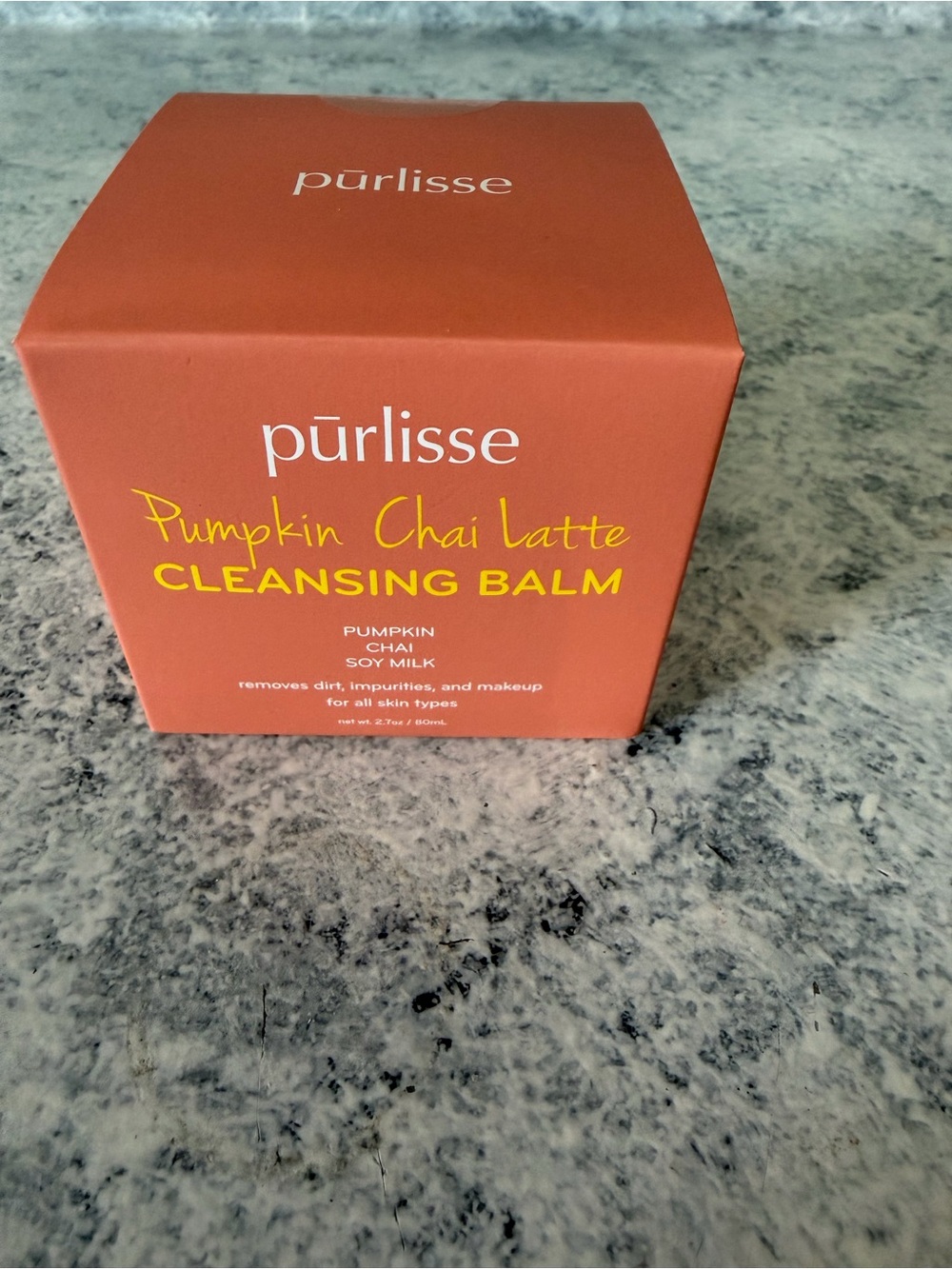 purlisse Pumpkin Chai Latte Cleansing Balm - Orange Box